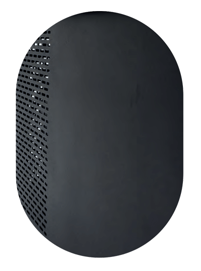 black aluminum surround