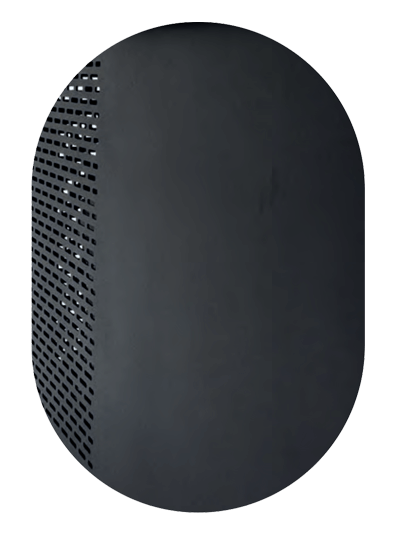 black aluminum surround